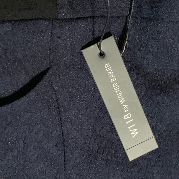 $178 NWT midnight blue Walter Baker Dalton Skirt M - Picture 10 of 13